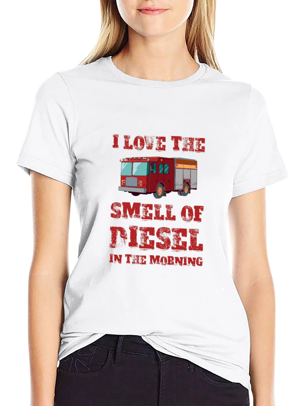 Diesel Smell Firetruck Graphic Tee