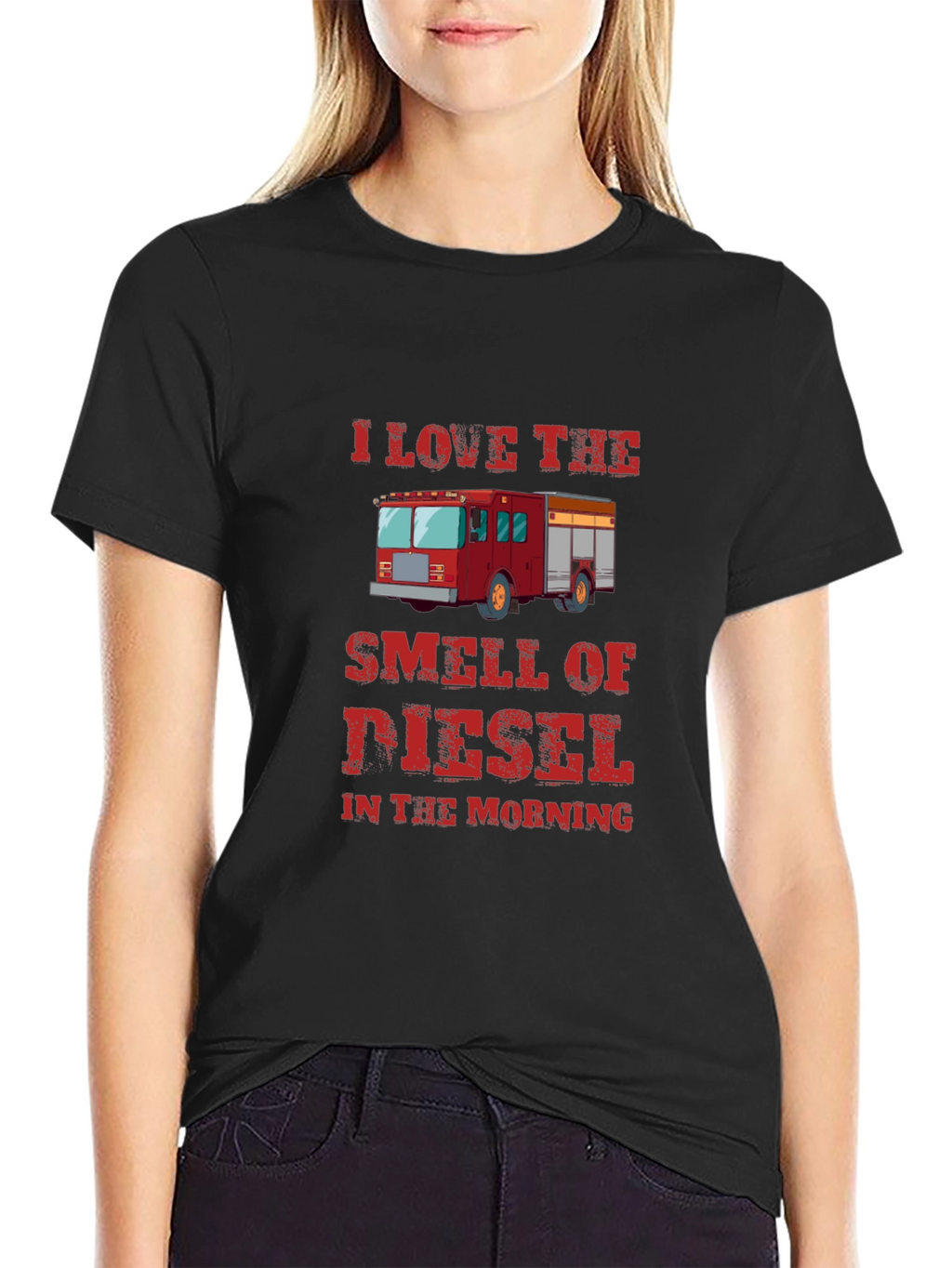 Diesel Smell Firetruck Graphic Tee