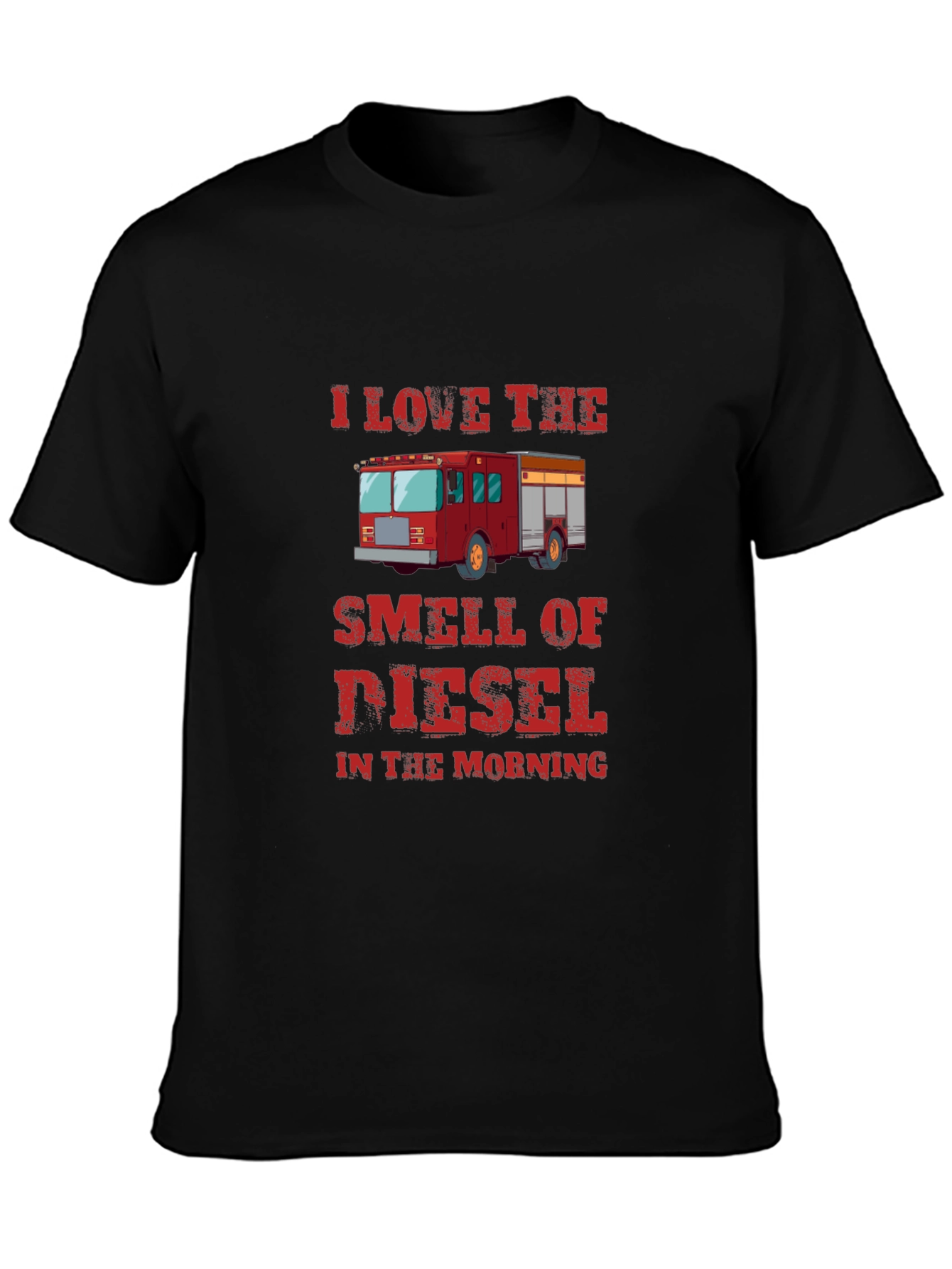 Diesel Smell Firetruck Graphic Tee