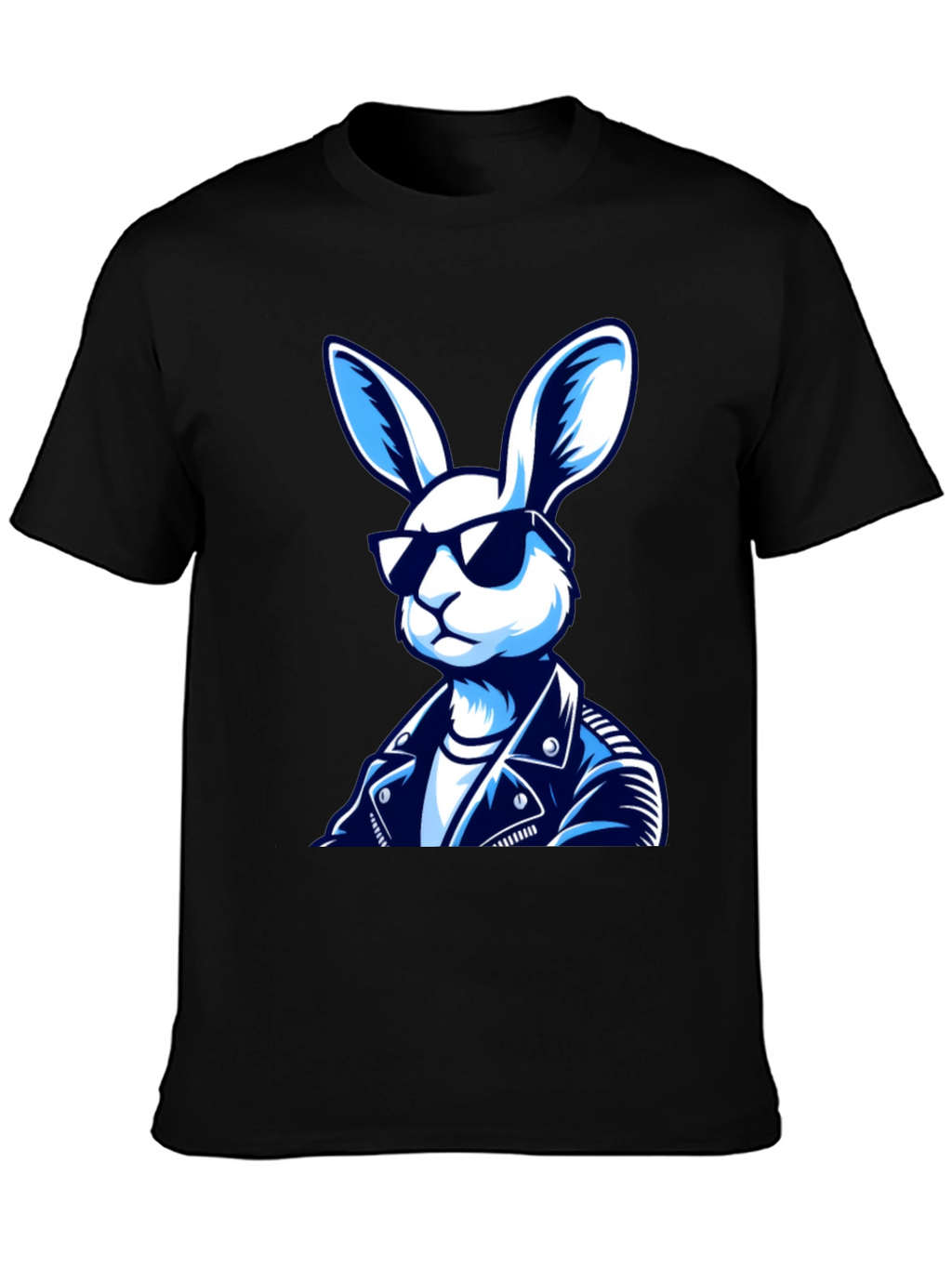 Cool Rabbit T-Shirt - Black