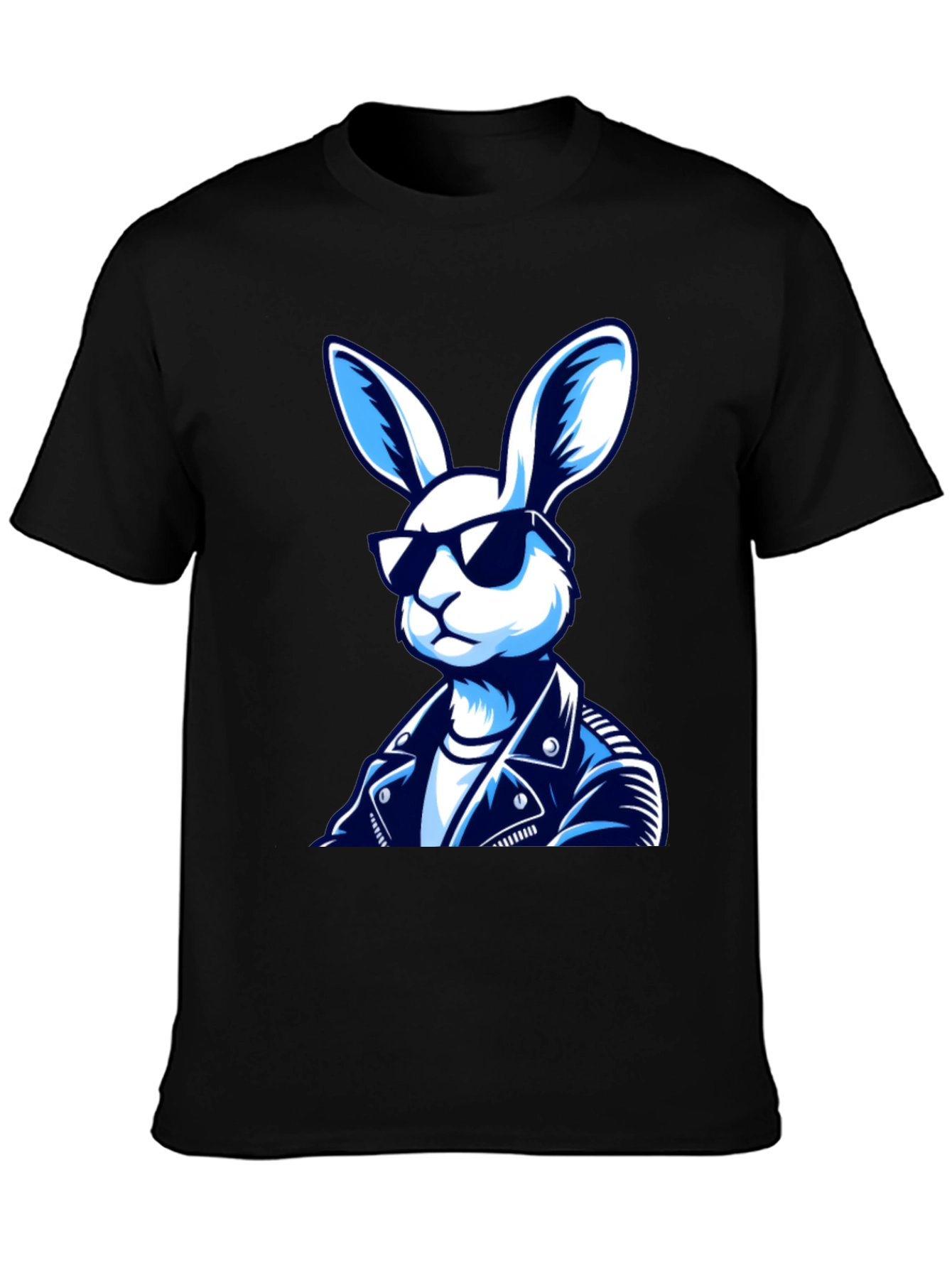 Cool Rabbit T-Shirt - Black