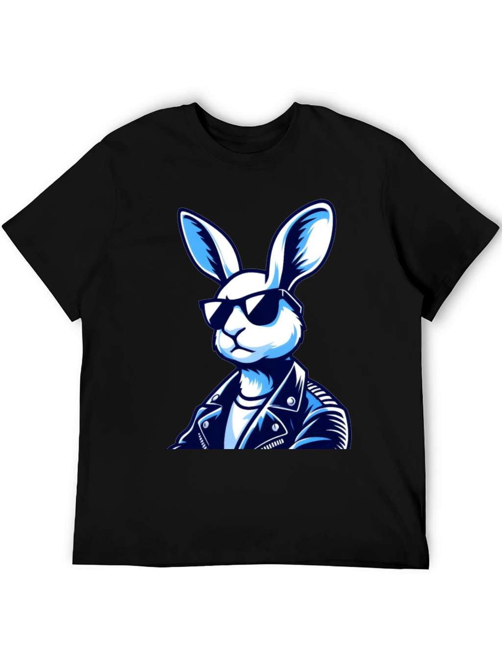 Cool Rabbit T-Shirt - Black