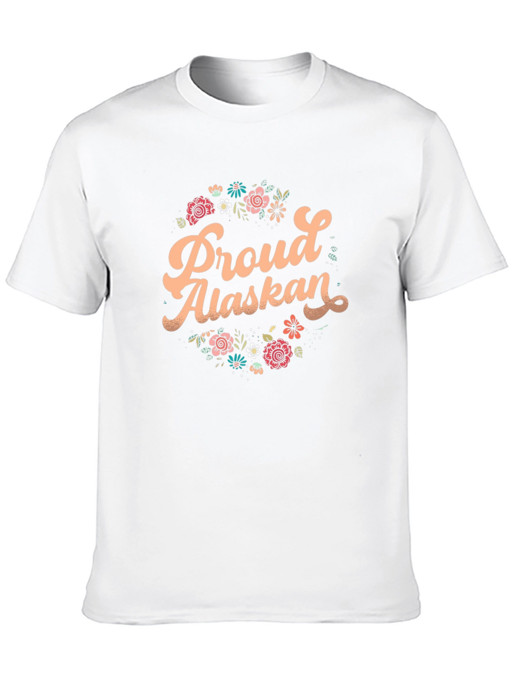 Proud Alaskan Floral T-Shirt