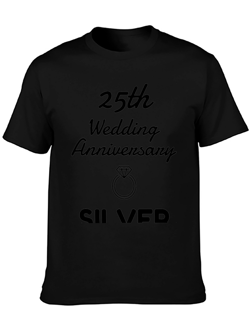 25th Wedding Anniversary Silver T-Shirt