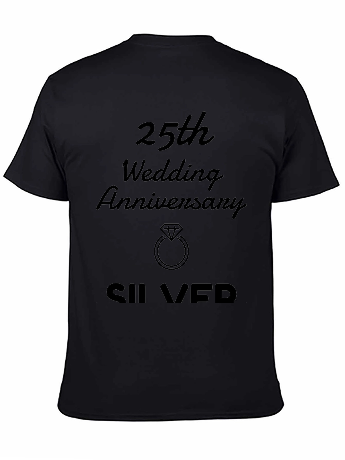 25th Wedding Anniversary Silver T-Shirt