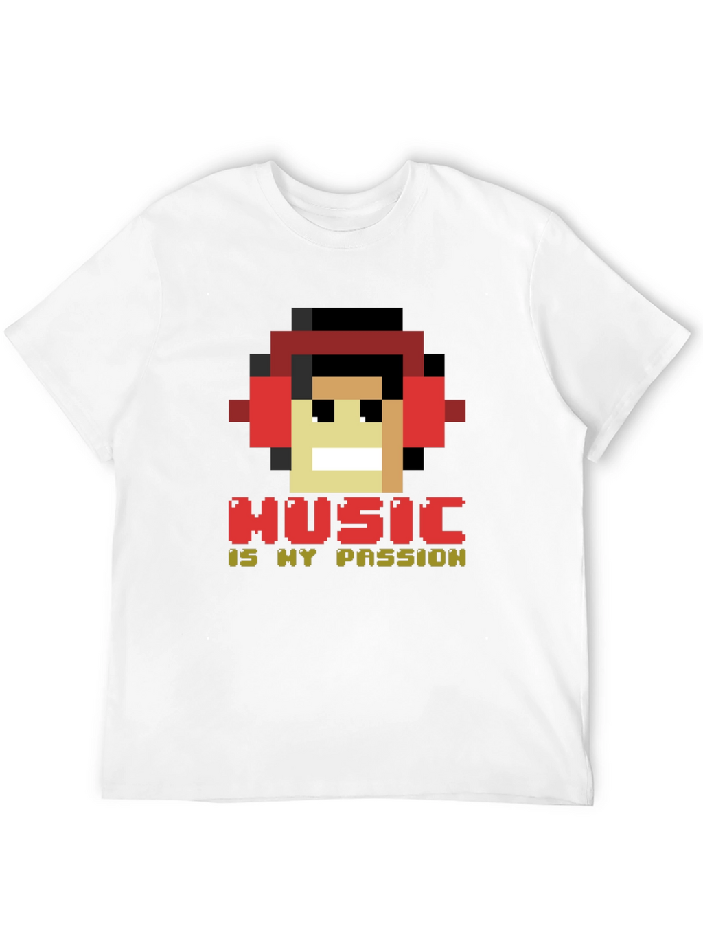 Pixel Music Lover Graphic Tee