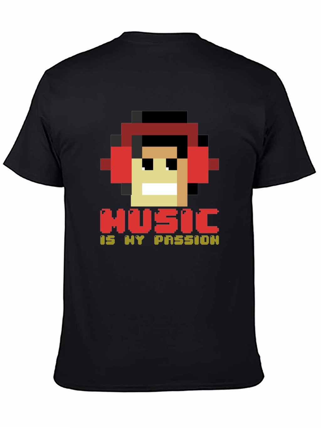 Pixel Music Lover Graphic Tee