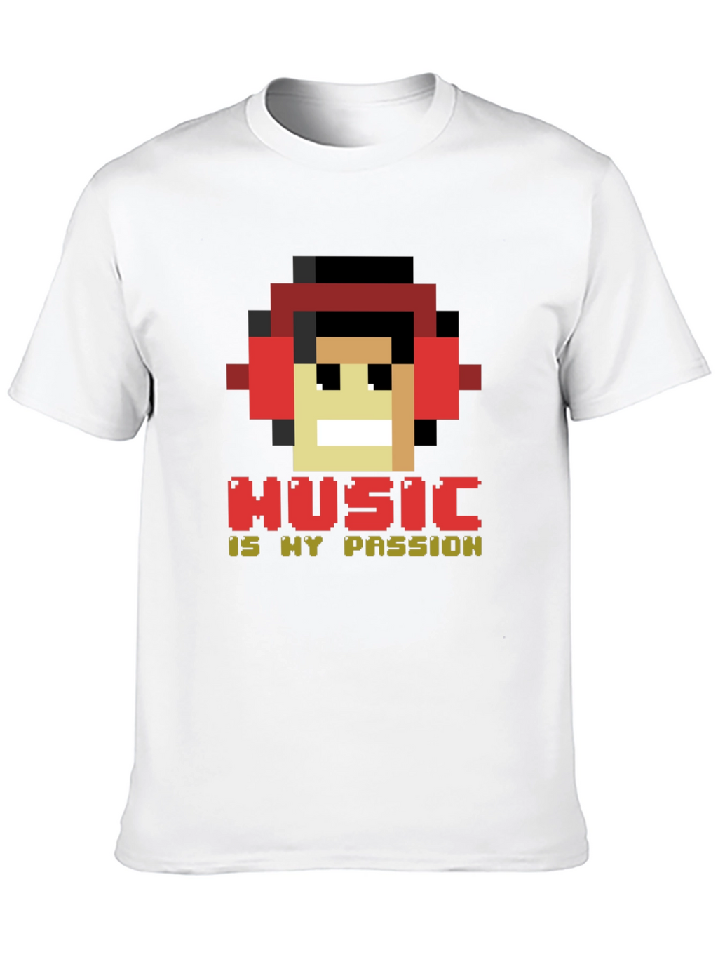 Pixel Music Lover Graphic Tee