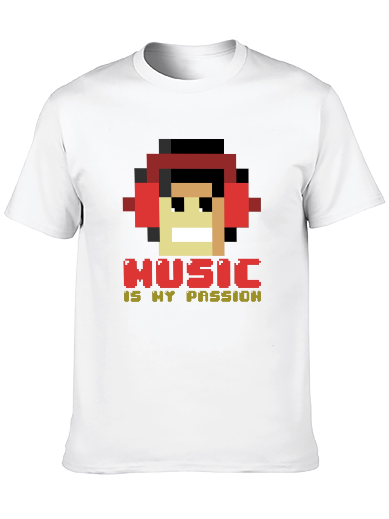 Pixel Music Lover Graphic Tee