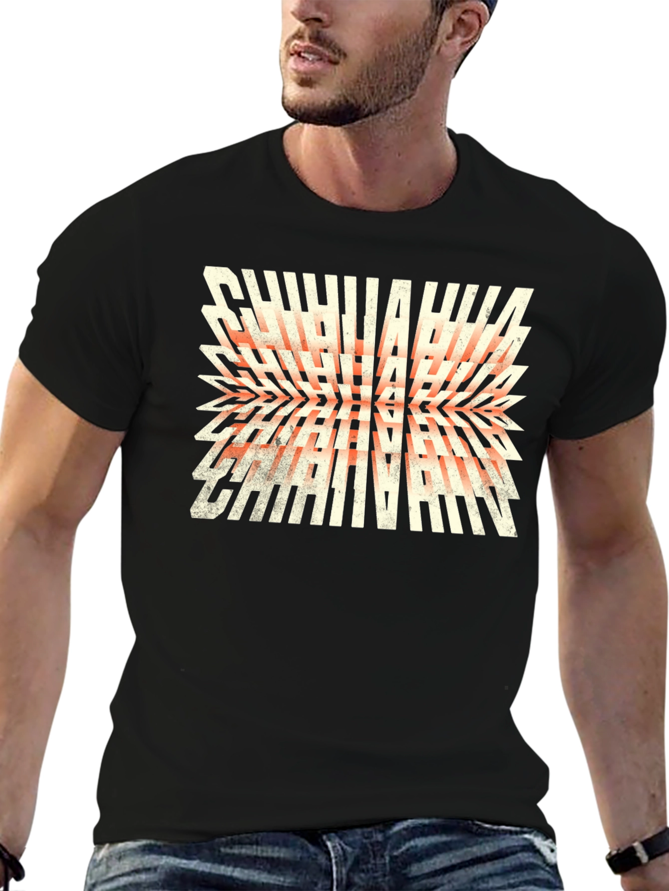 Trendy Chihuahua Graphic Tee - Modern Pet Lovers Shirt