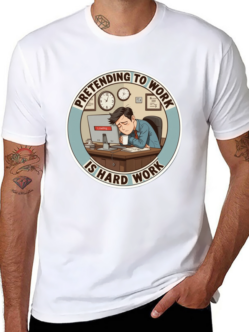 Pretending to Work is Hard Work T-Shirt