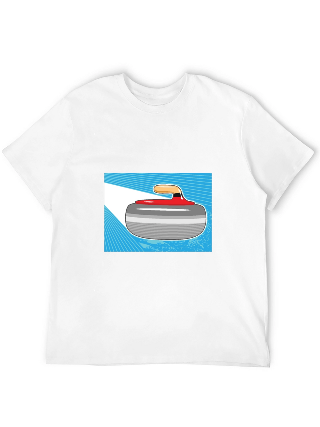 Curling Stone Graphic T-Shirt