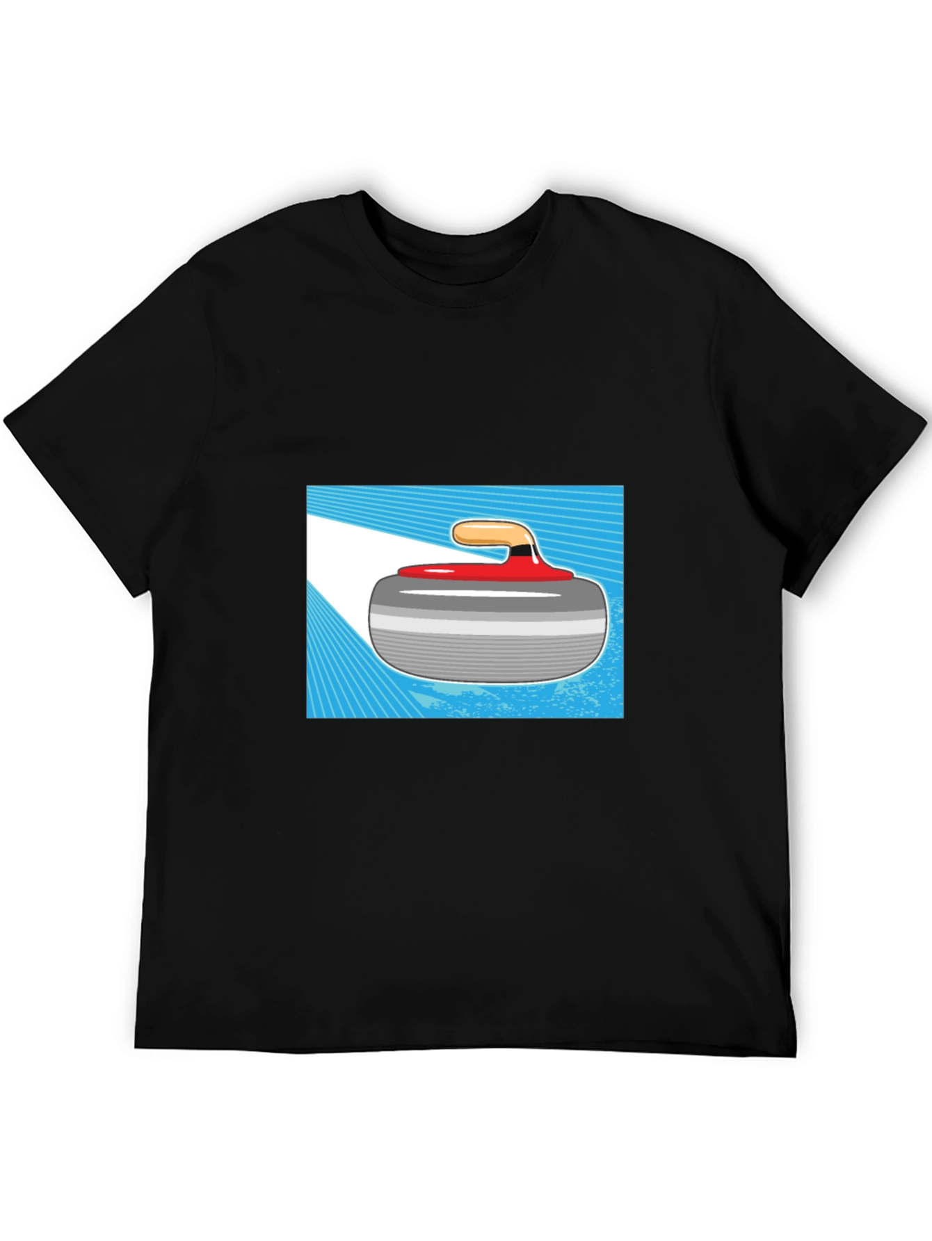 Curling Stone Graphic T-Shirt
