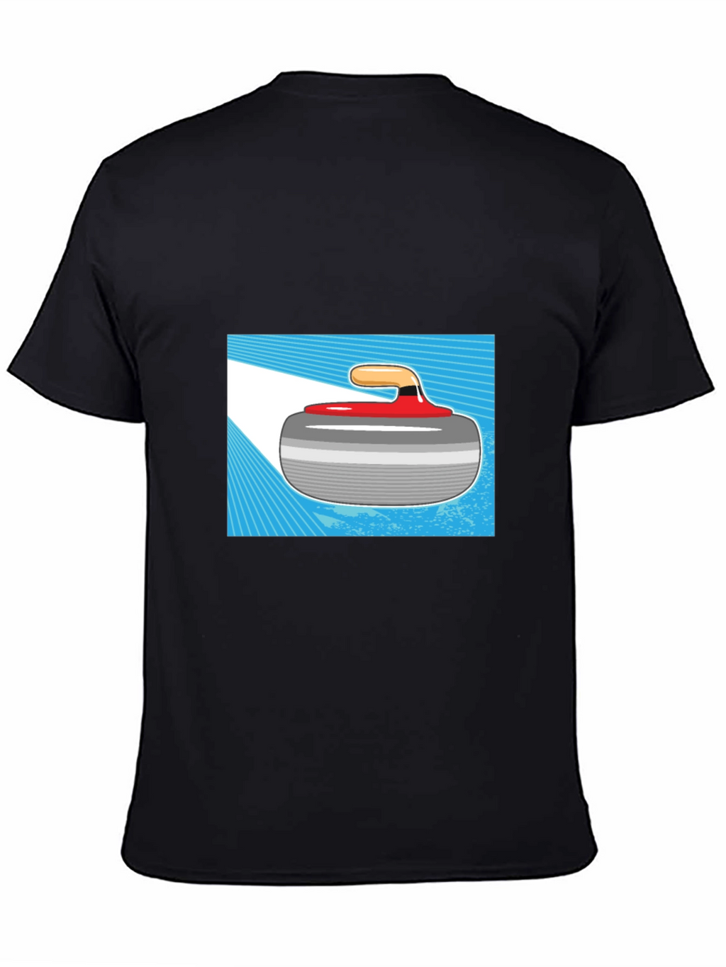 Curling Stone Graphic T-Shirt