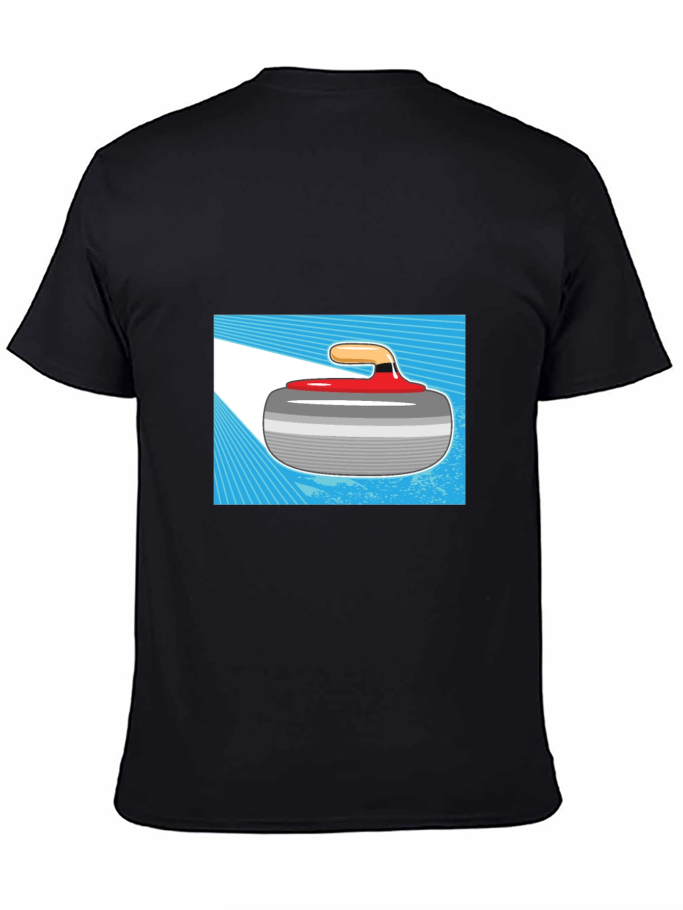 Curling Stone Graphic T-Shirt