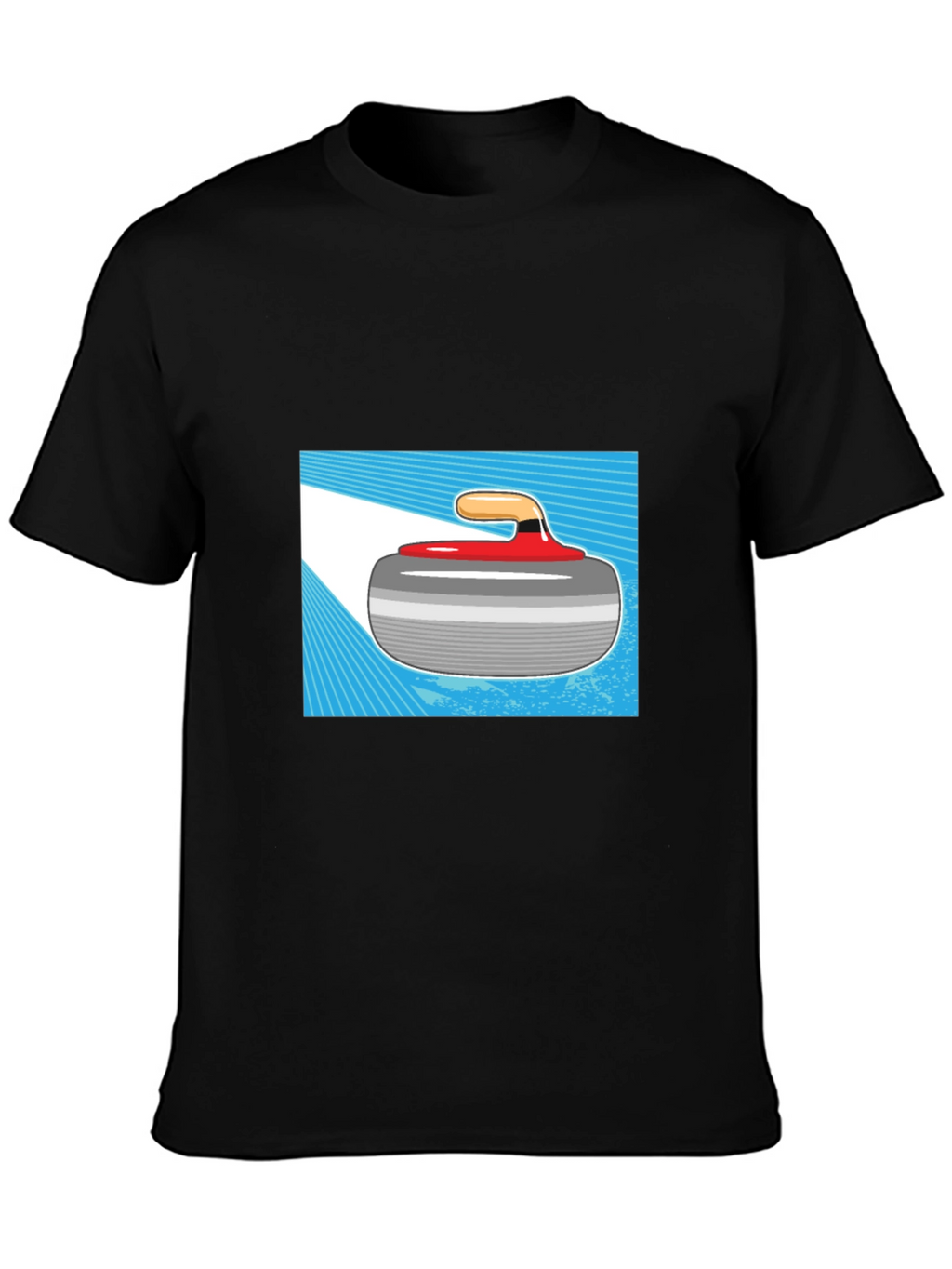 Curling Stone Graphic T-Shirt