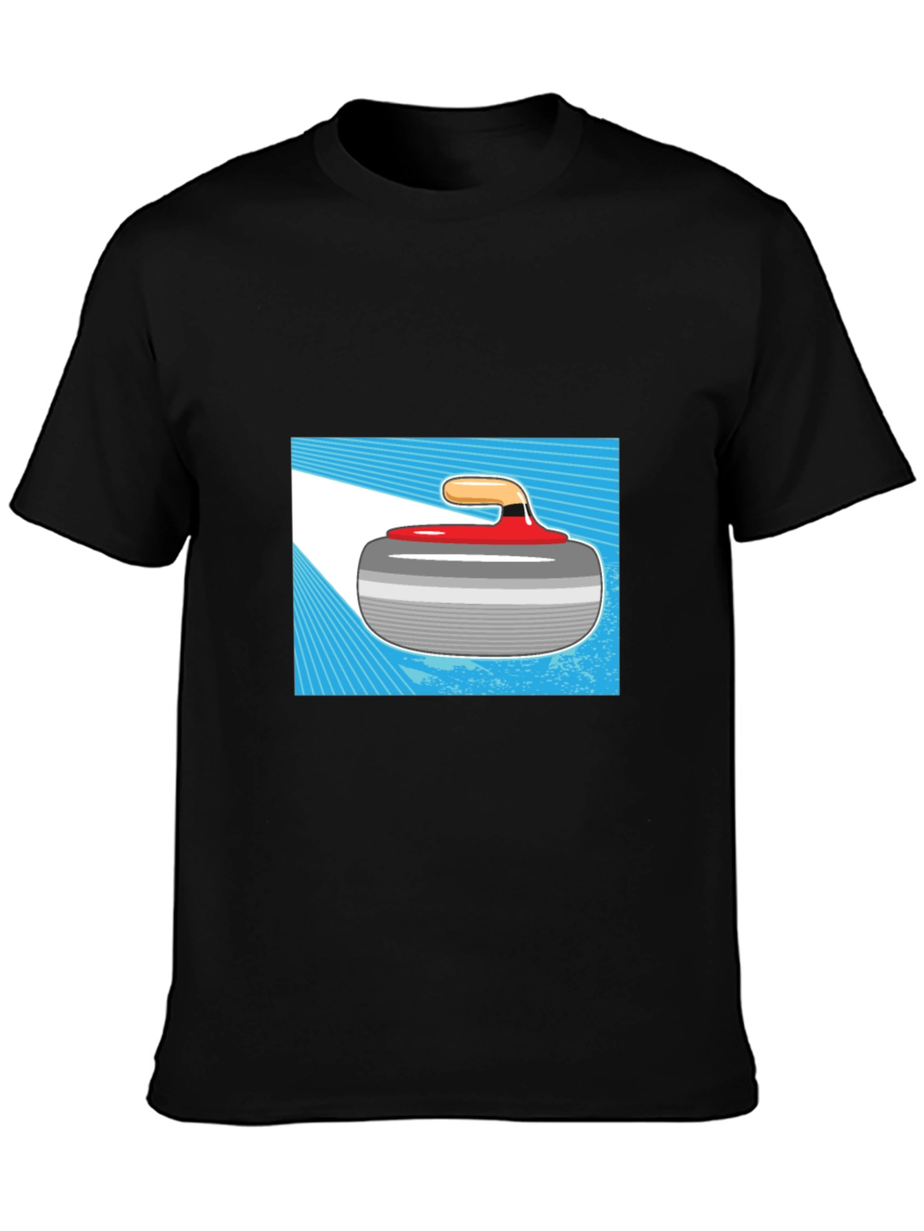 Curling Stone Graphic T-Shirt