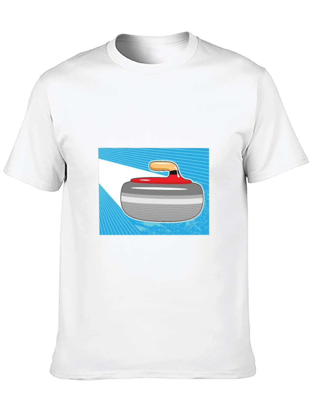 Curling Stone Graphic T-Shirt