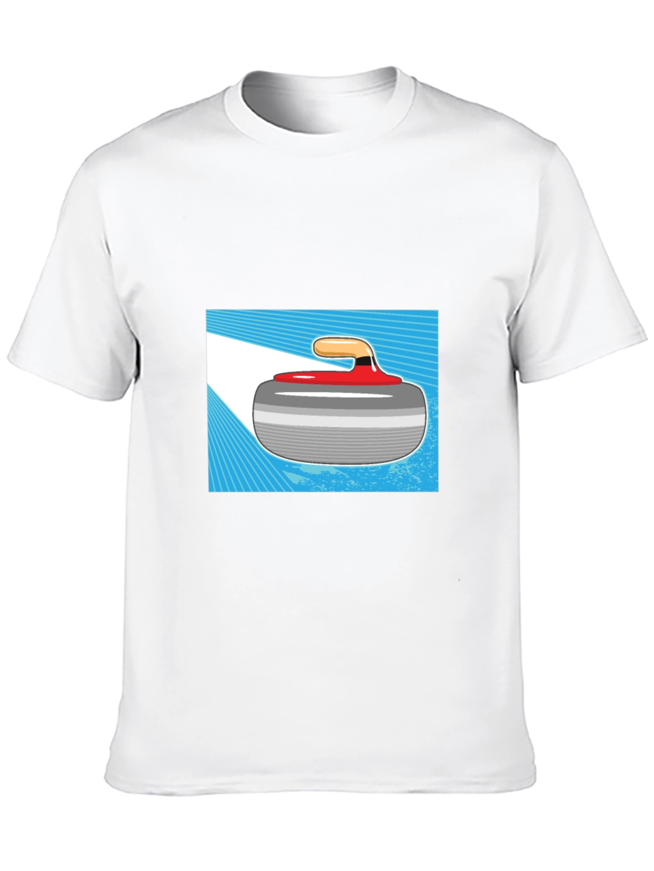 Curling Stone Graphic T-Shirt