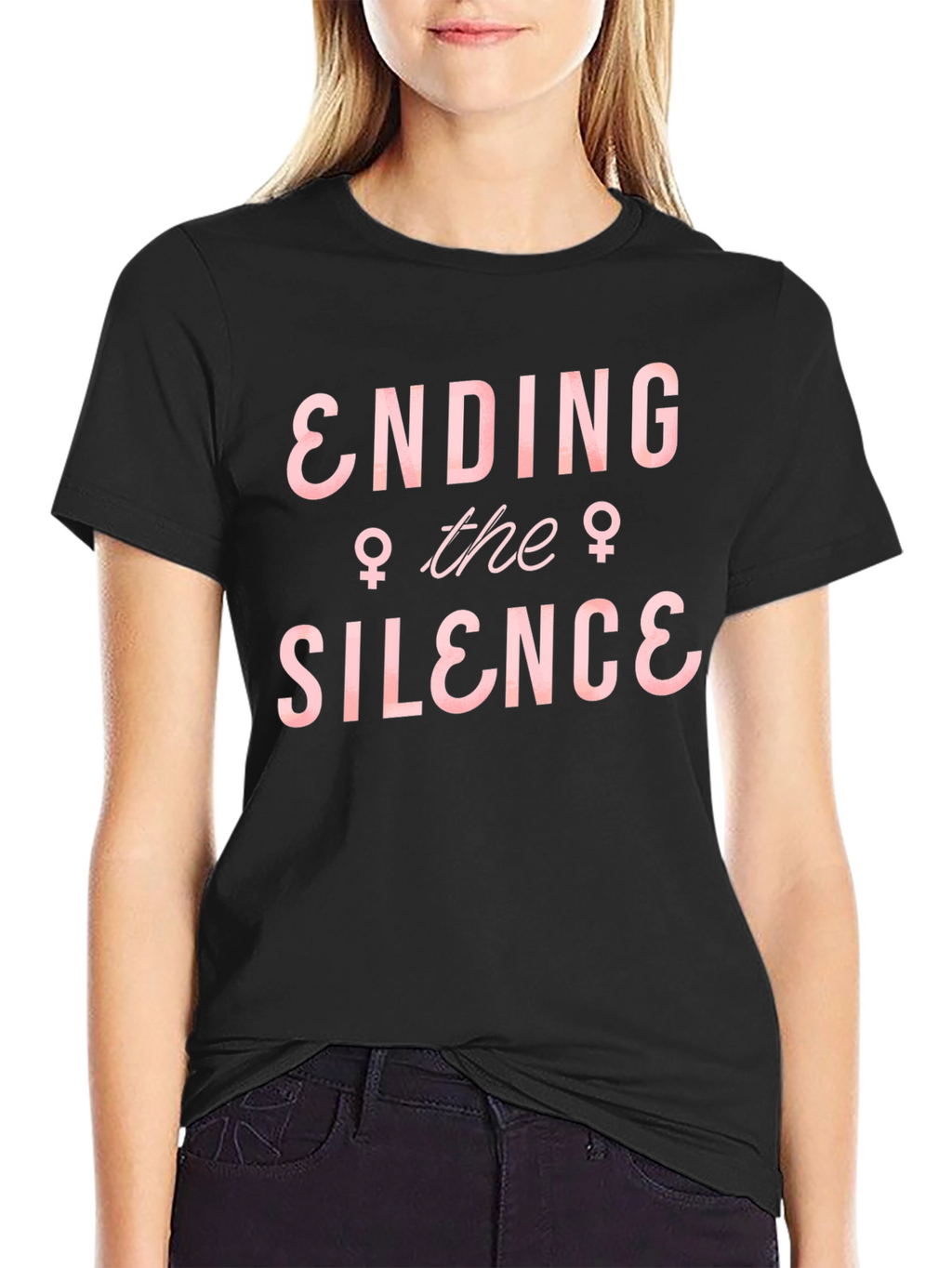 Ending the Silence Graphic Tee - Black