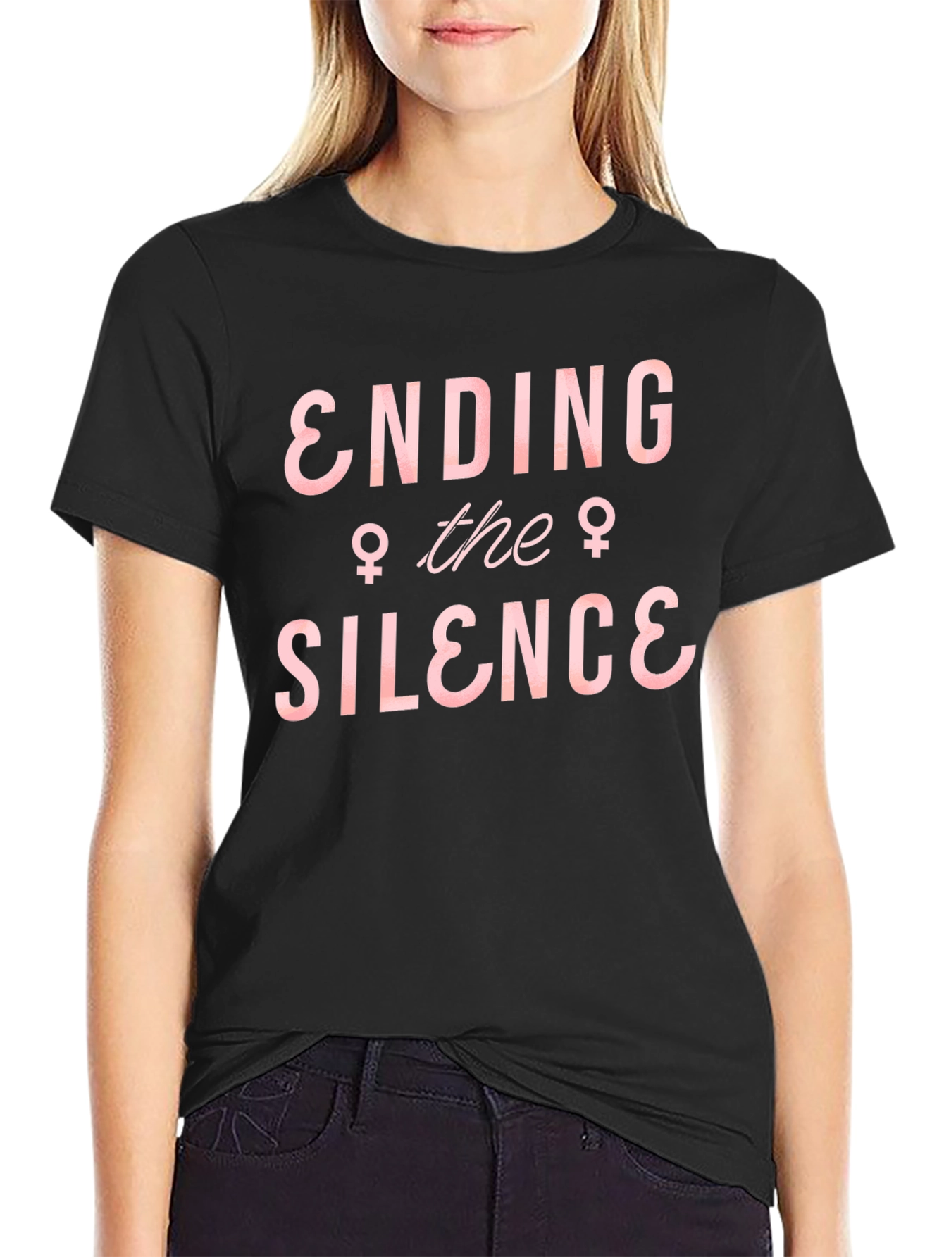 Ending the Silence Graphic Tee - Black