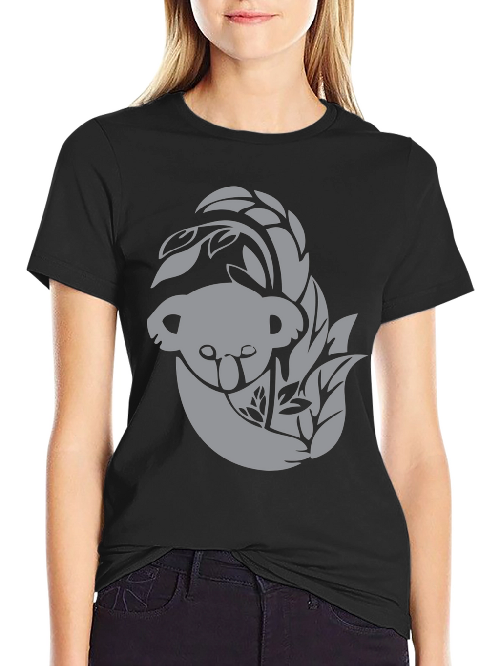 Koala & Eucalyptus Graphic T-Shirt - Soft Cotton Tee