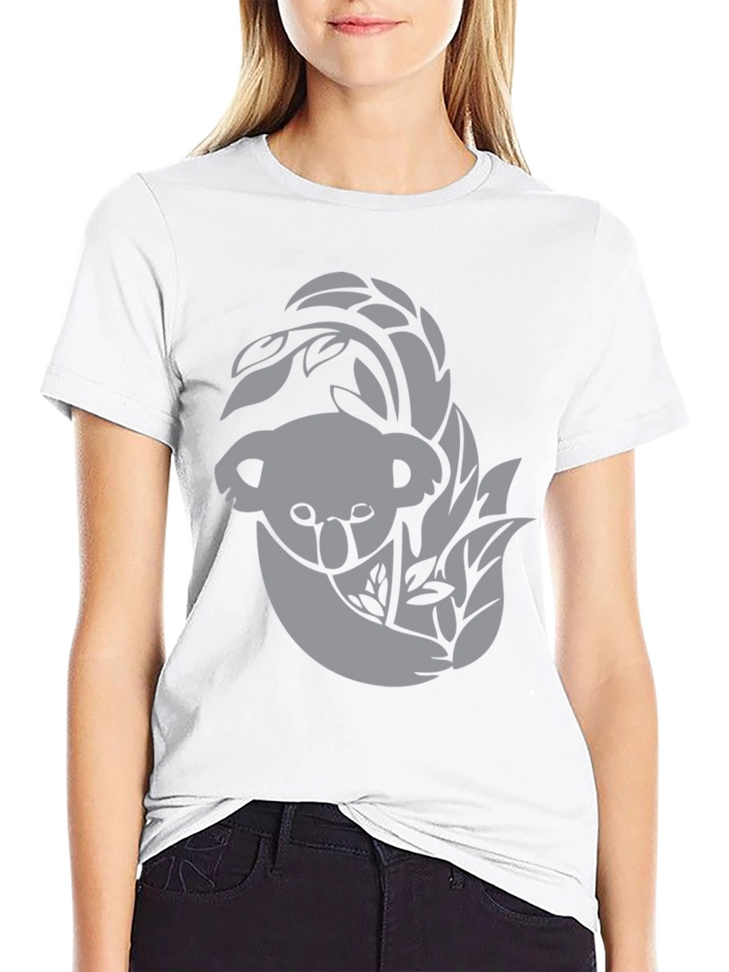 Koala & Eucalyptus Graphic T-Shirt - Soft Cotton Tee