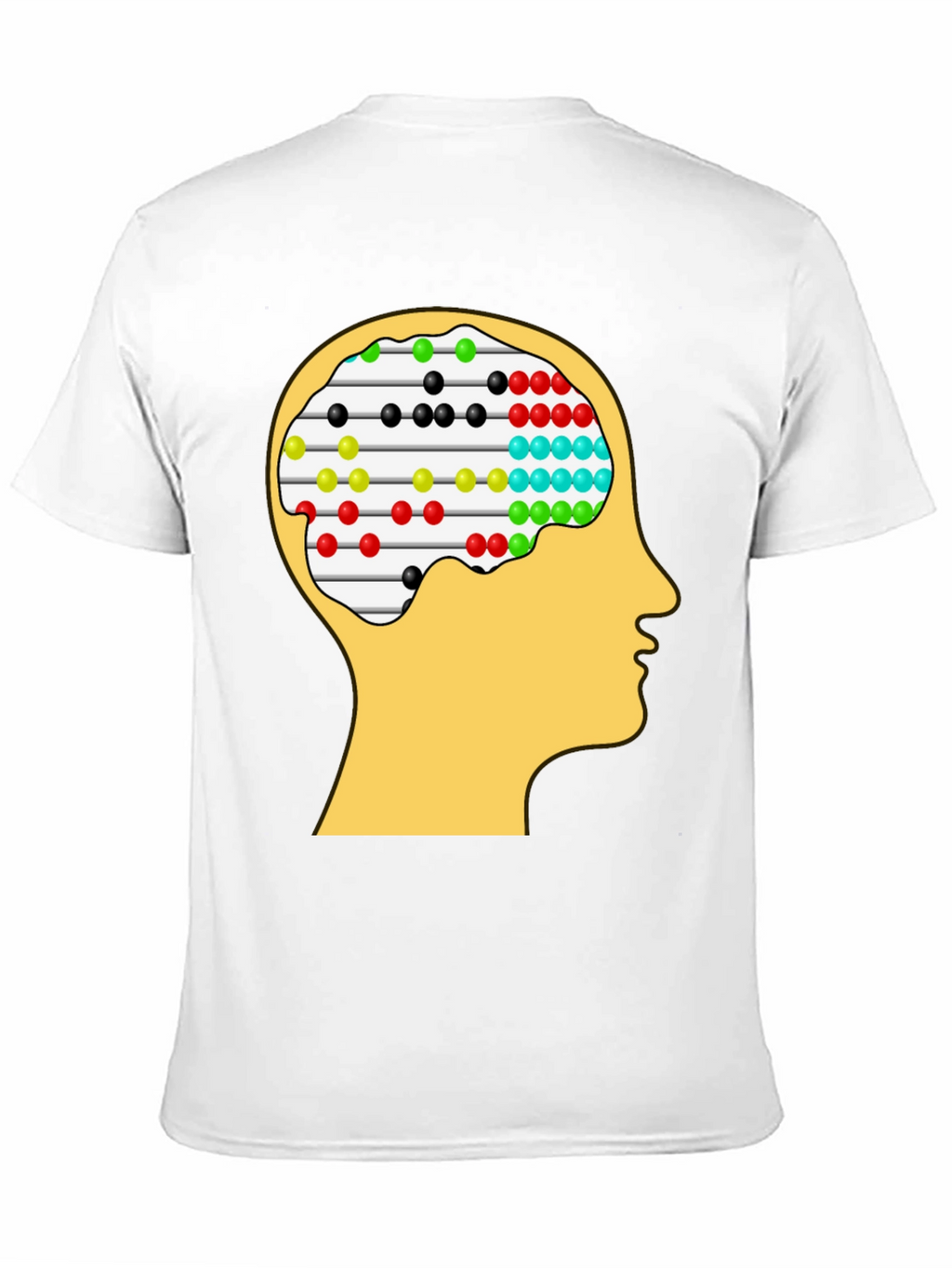 Brain Abacus Graphic Tee - Smart Casual T-Shirt
