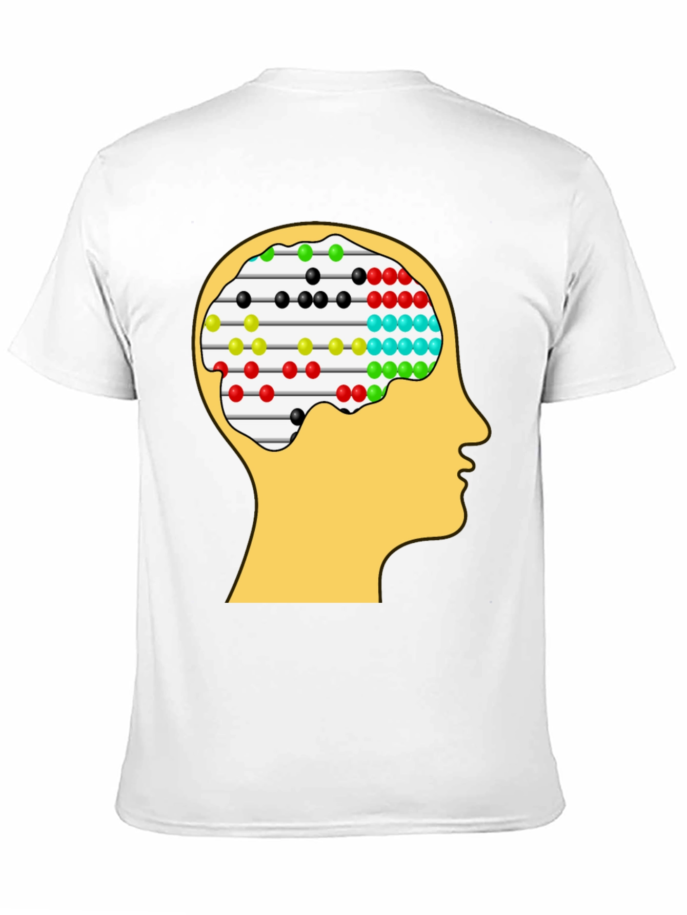 Brain Abacus Graphic Tee - Smart Casual T-Shirt