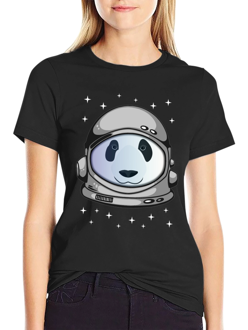 Panda Astronaut T-Shirt - Space Explorer Tee