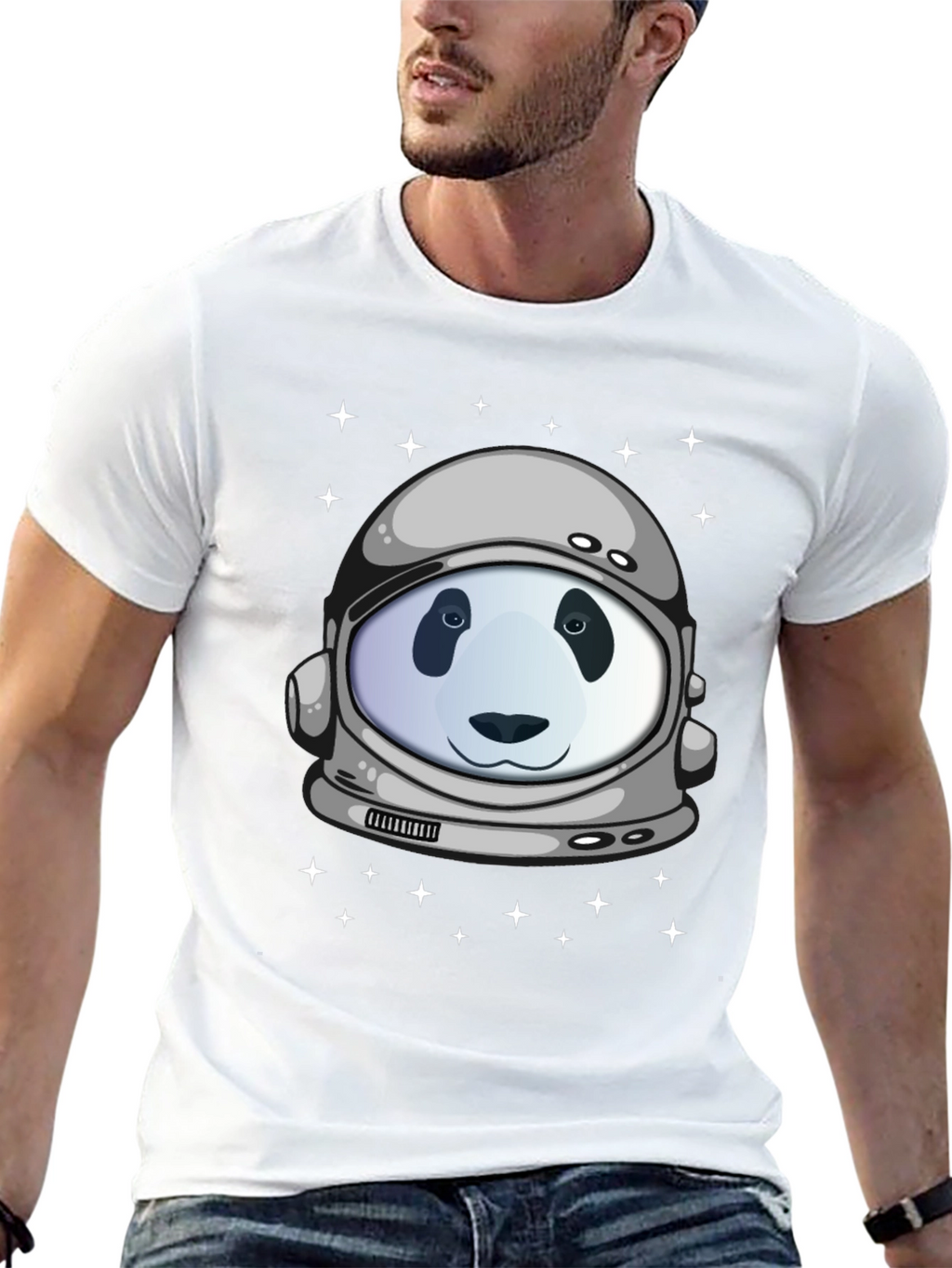 Panda Astronaut T-Shirt - Space Explorer Tee
