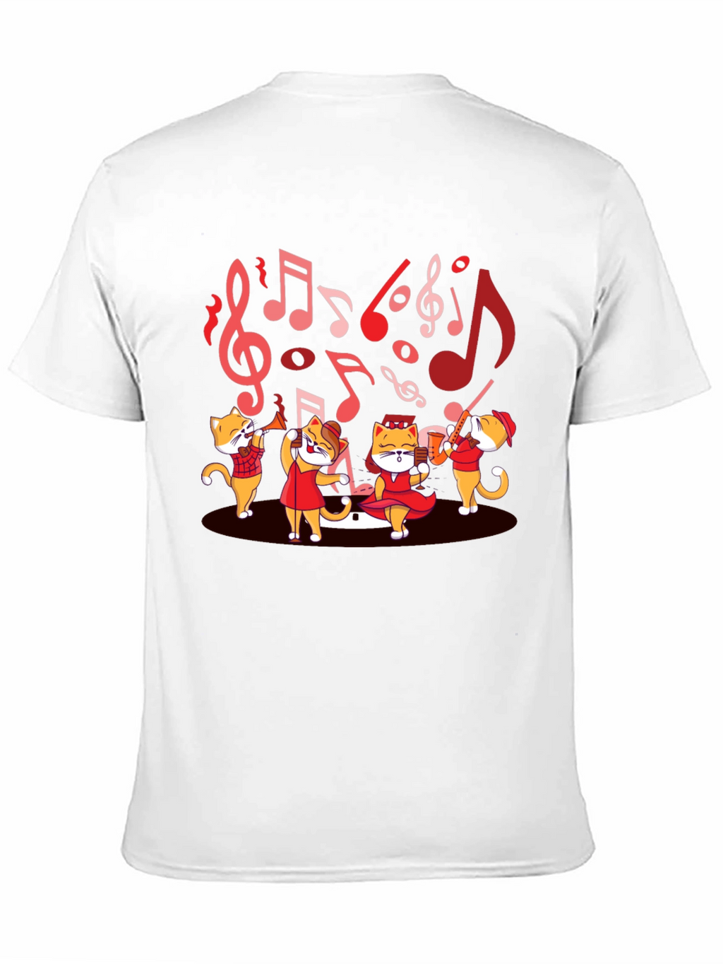 Musical Cats T-Shirt - Band Design Tee