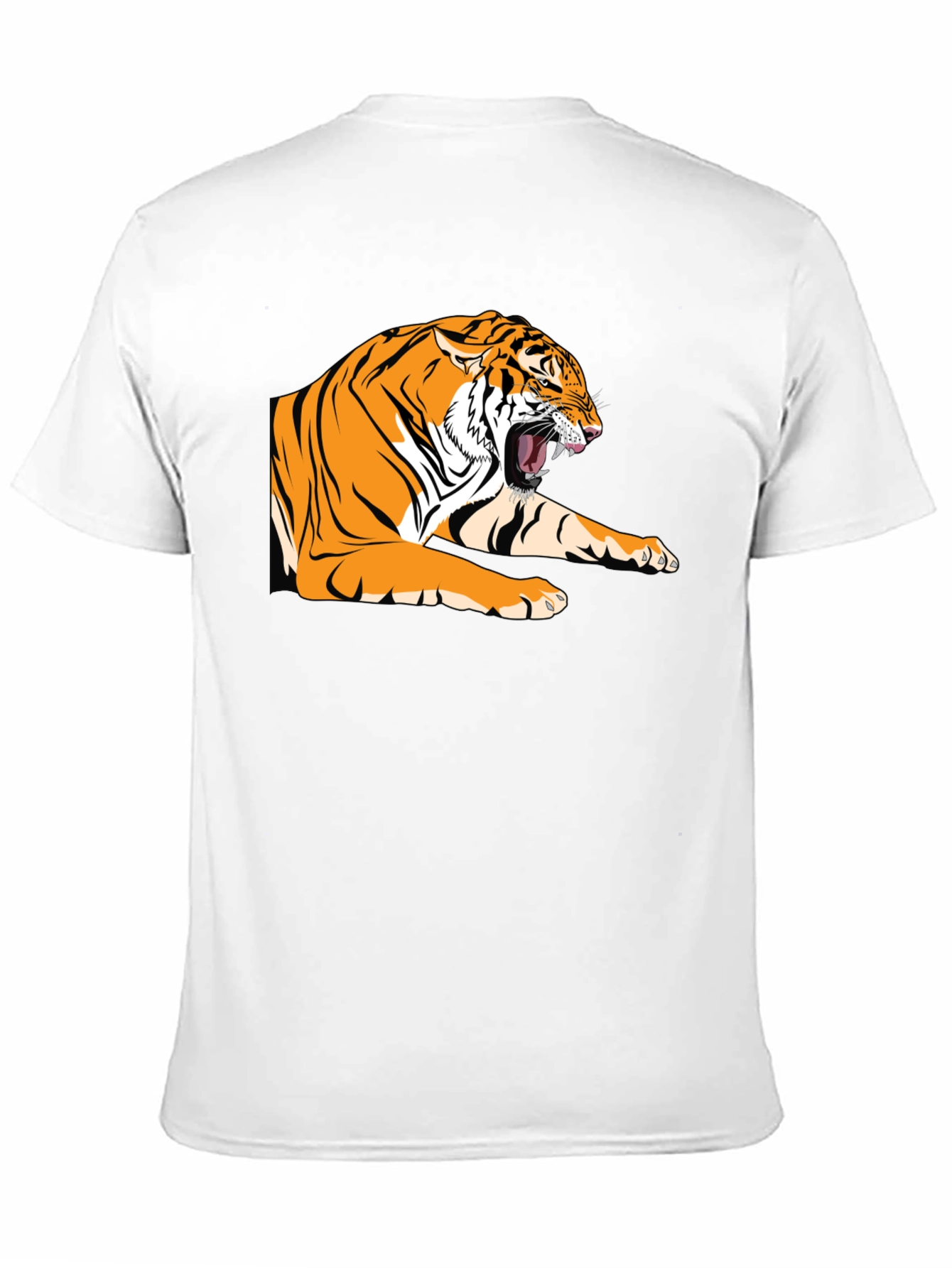 Roaring Tiger Graphic Tee - Bold Black T-Shirt