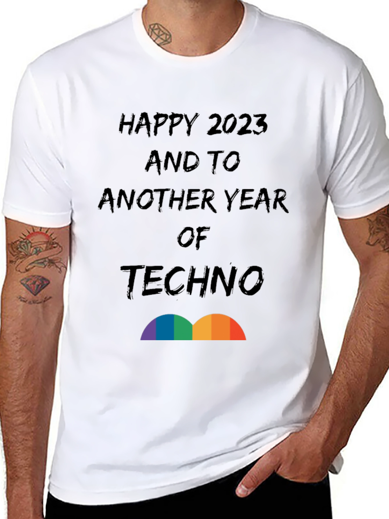 Happy 2023 Techno T-Shirt