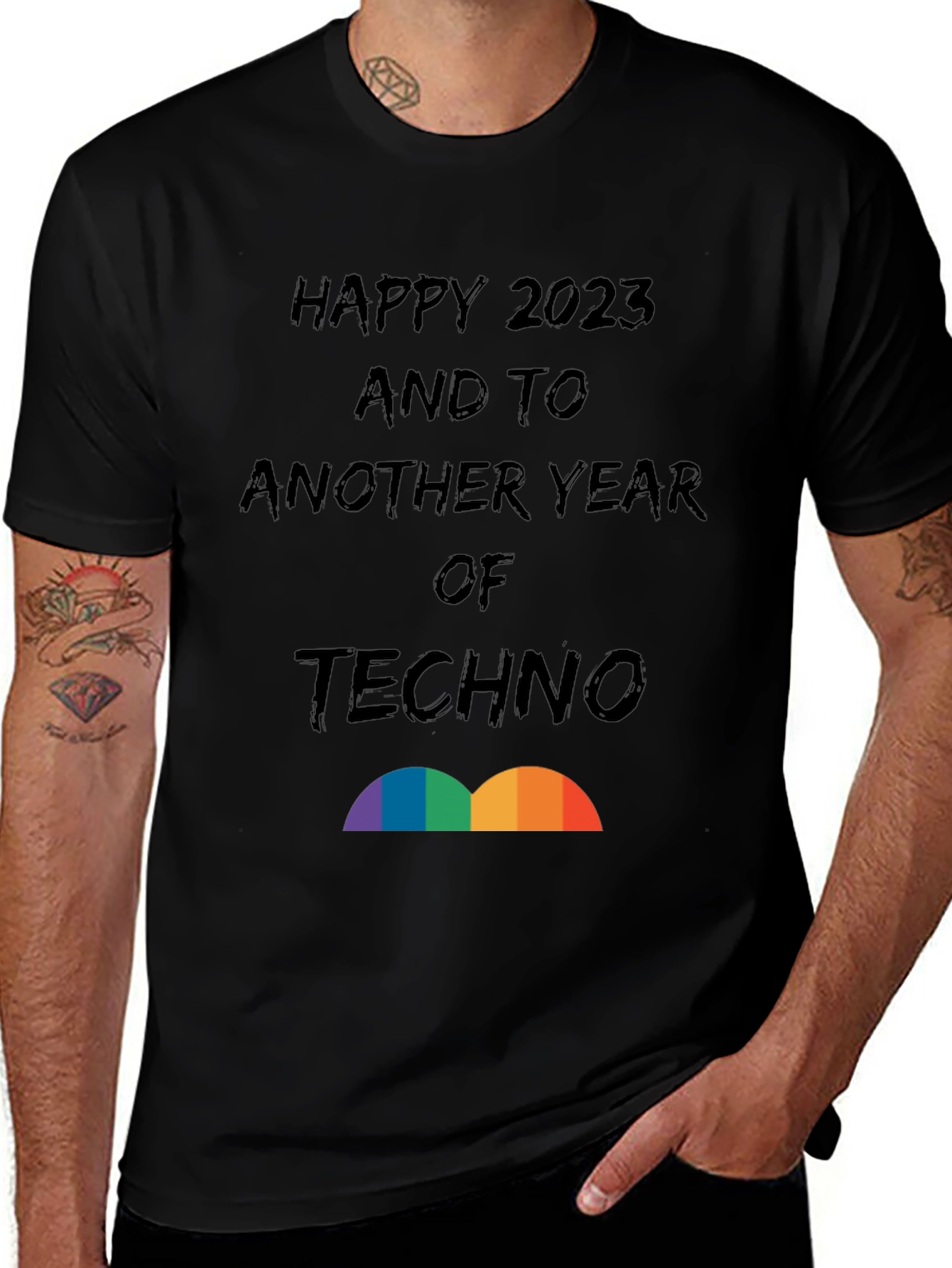 Happy 2023 Techno T-Shirt
