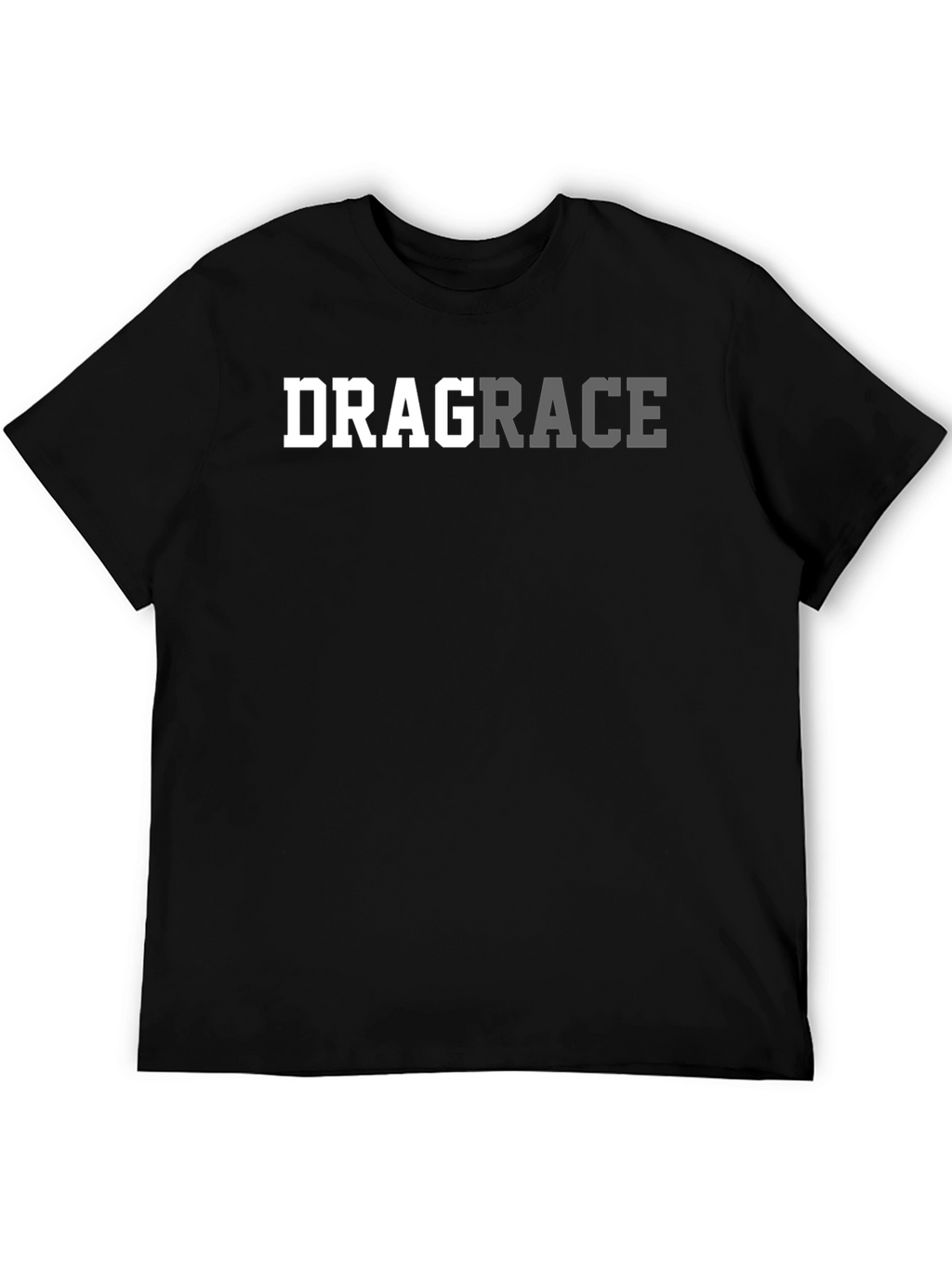 Drag Race Graphic Tee - Black Crew Neck