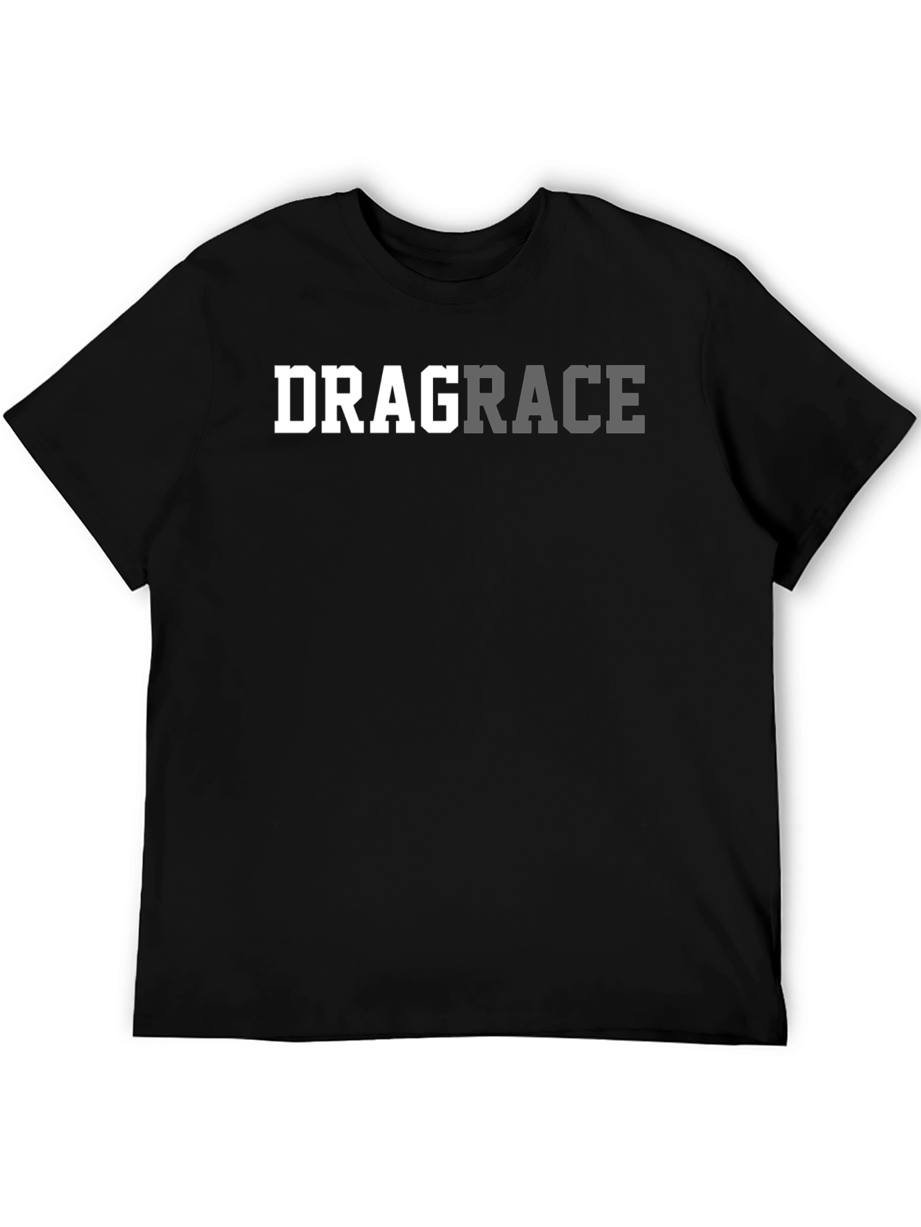Drag Race Graphic Tee - Black Crew Neck