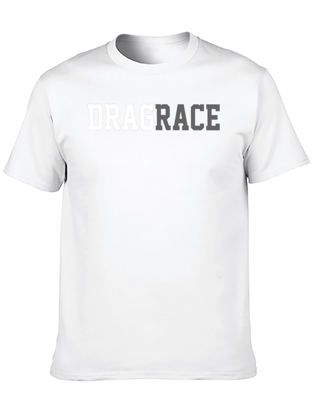 Drag Race Graphic Tee - Black Crew Neck