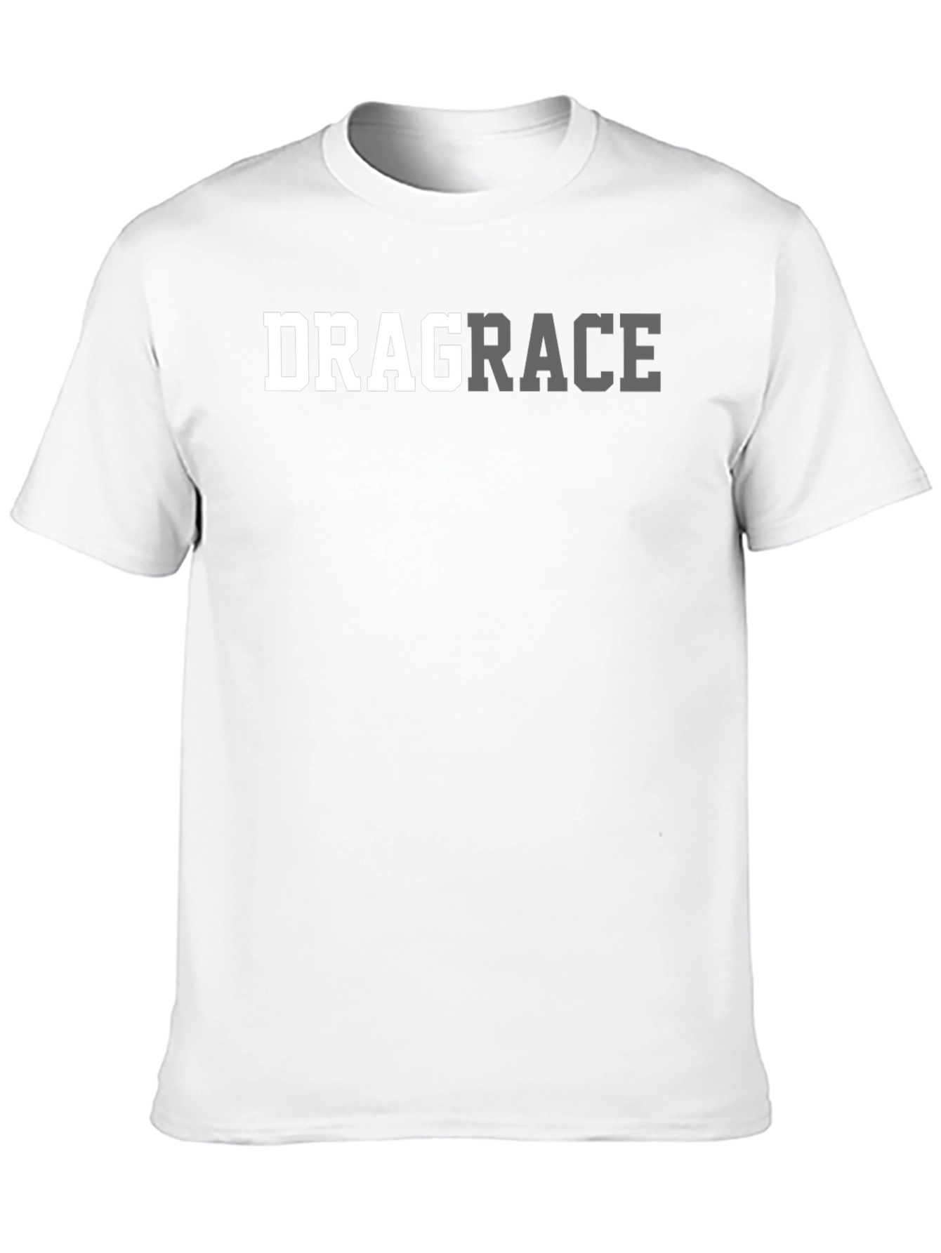 Drag Race Graphic Tee - Black Crew Neck