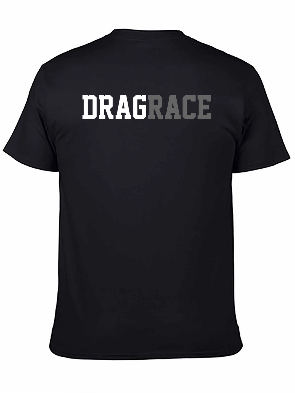 Drag Race Graphic Tee - Black Crew Neck