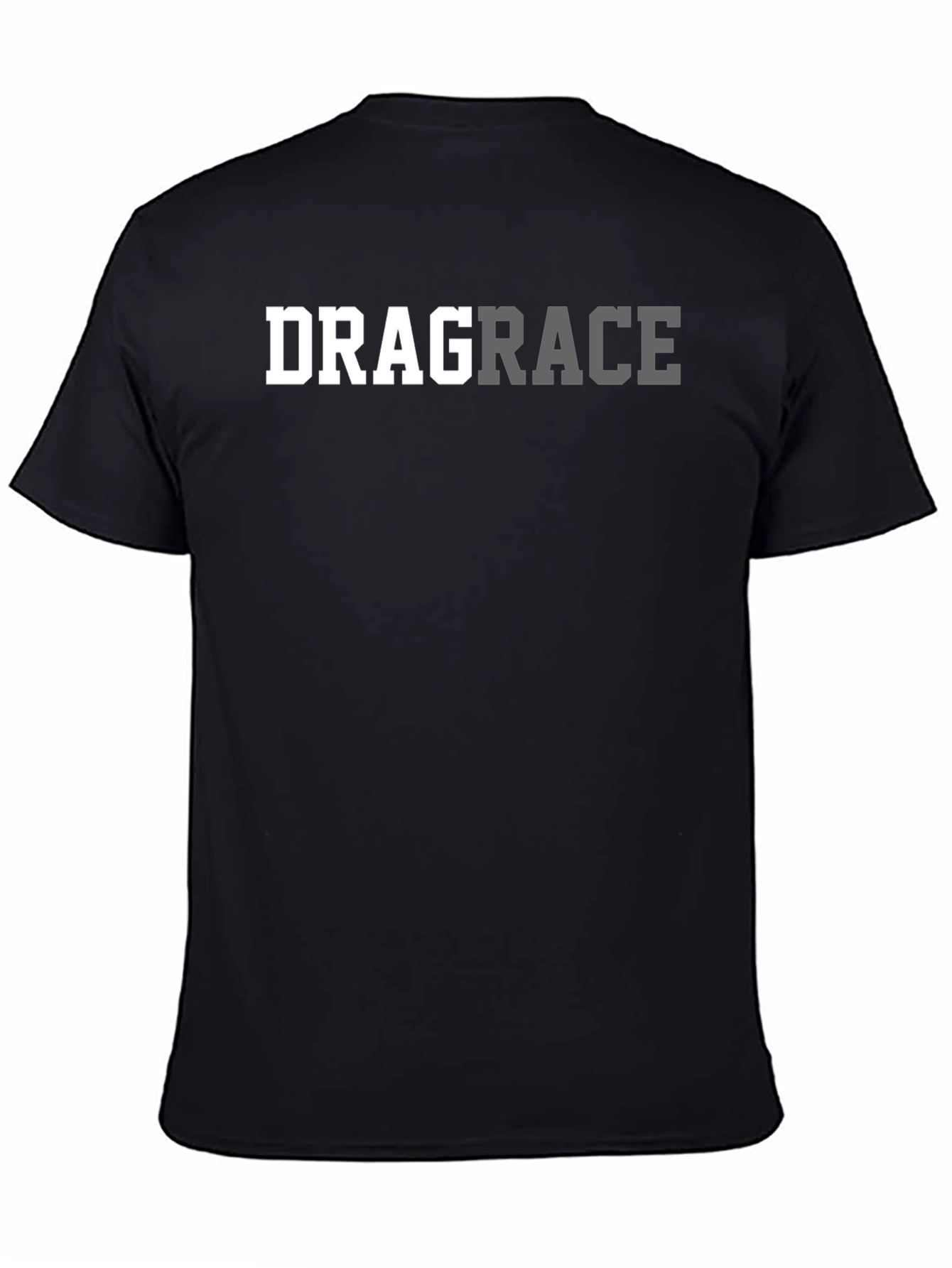 Drag Race Graphic Tee - Black Crew Neck