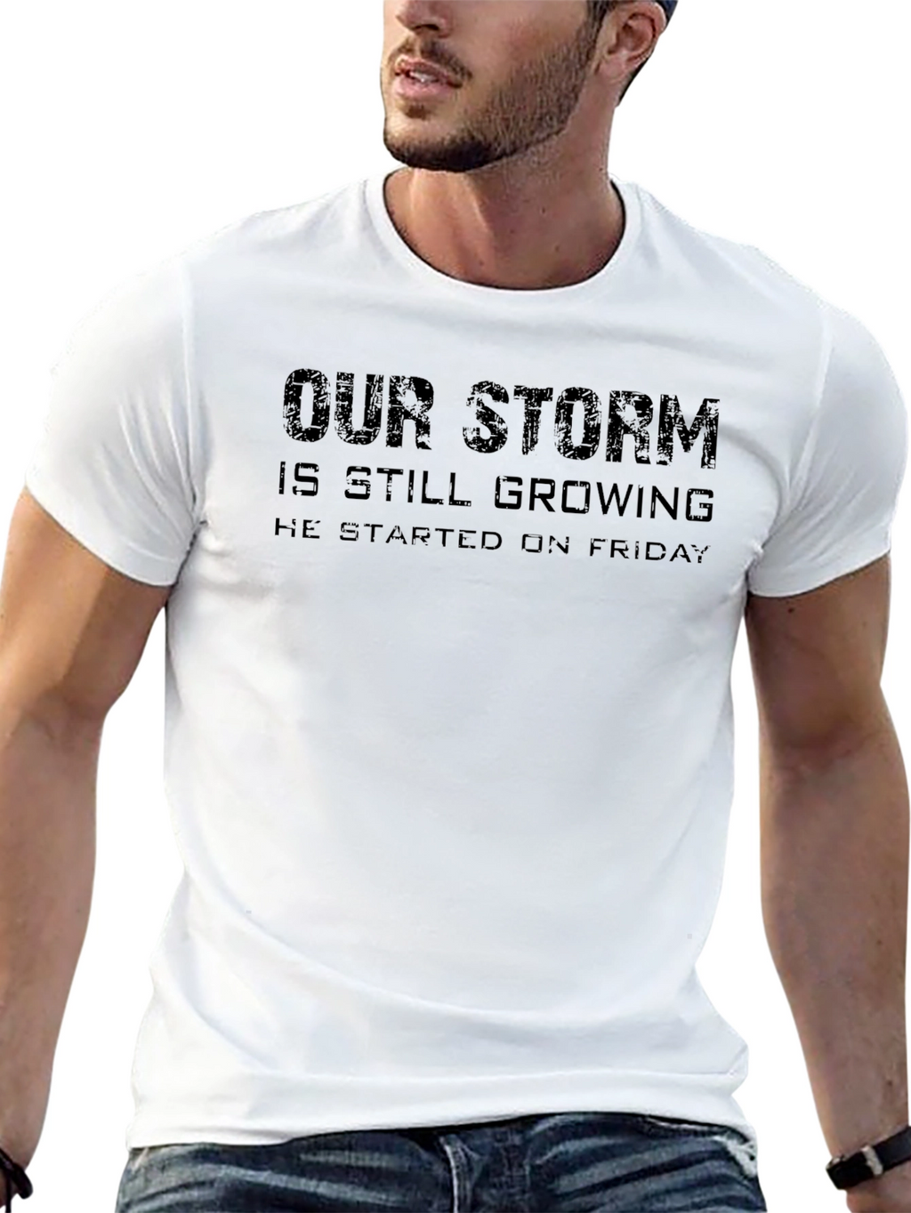 Our Storm Friday Black T-Shirt