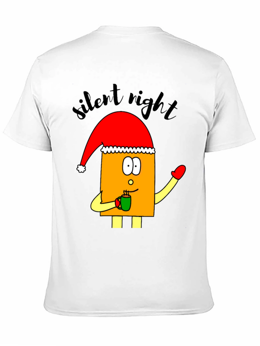Festive Cartoon Santa T-Shirt