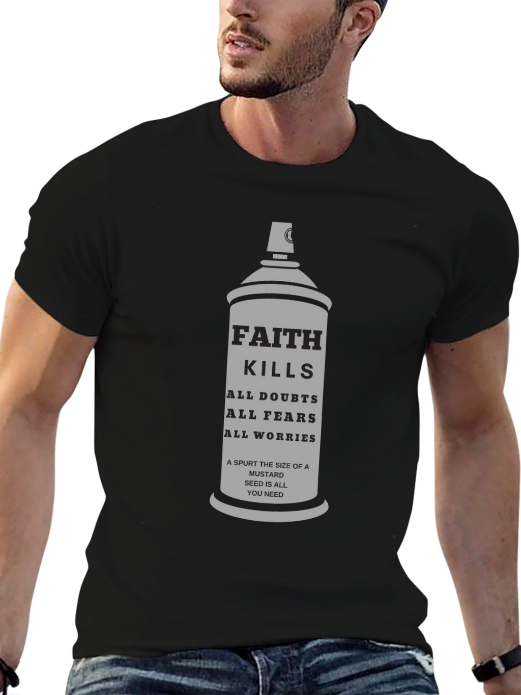Faith Kills T-Shirt - Mustard Seed Inspirational Tee