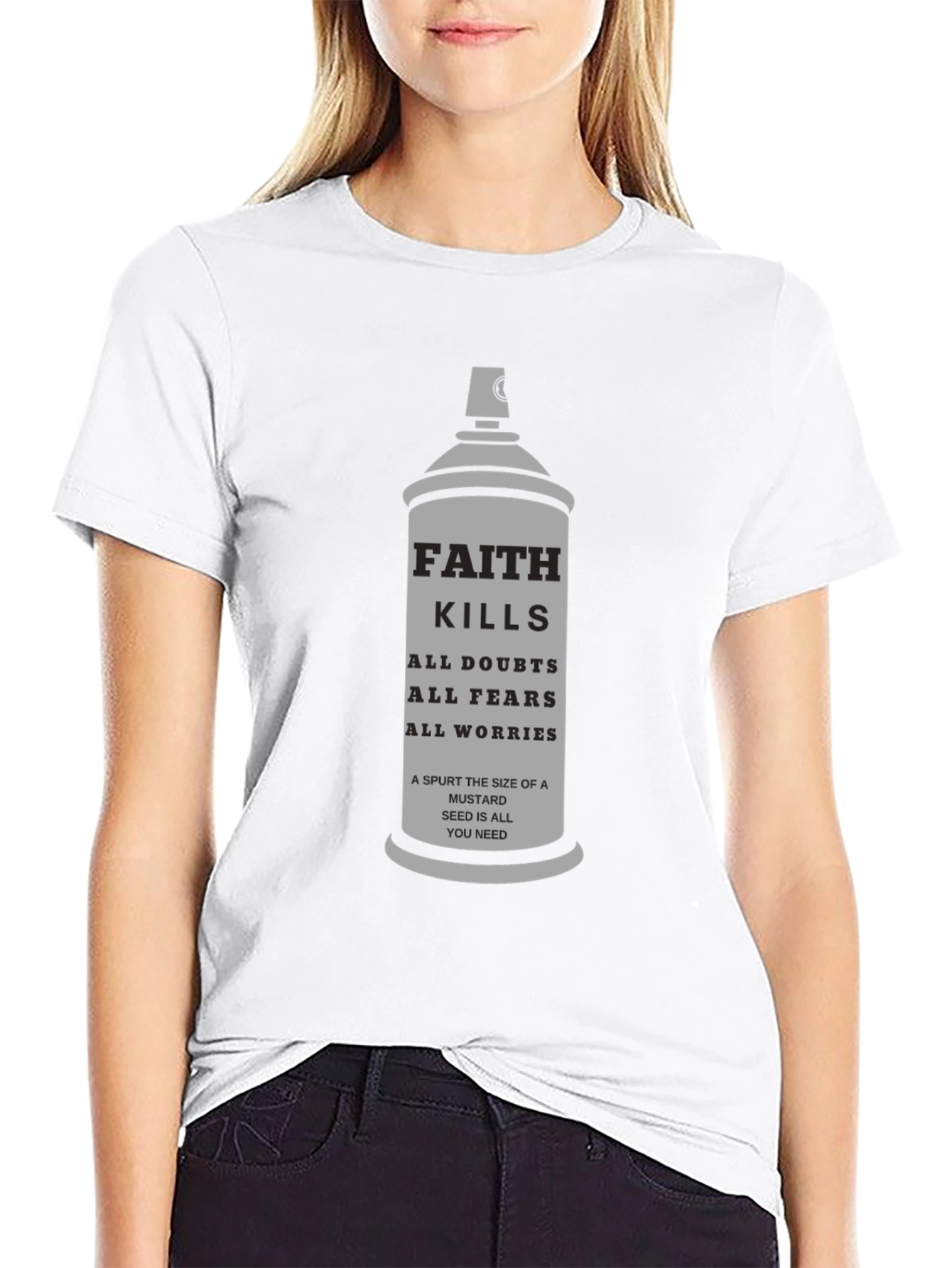 Faith Kills T-Shirt - Mustard Seed Inspirational Tee