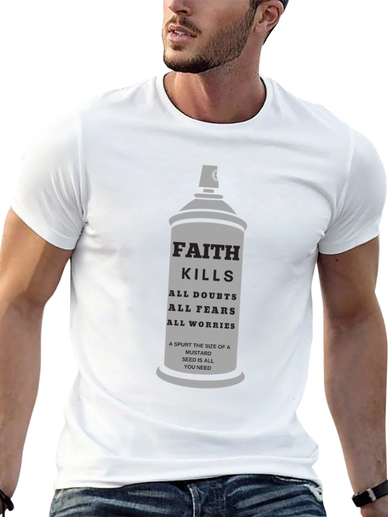Faith Kills T-Shirt - Mustard Seed Inspirational Tee