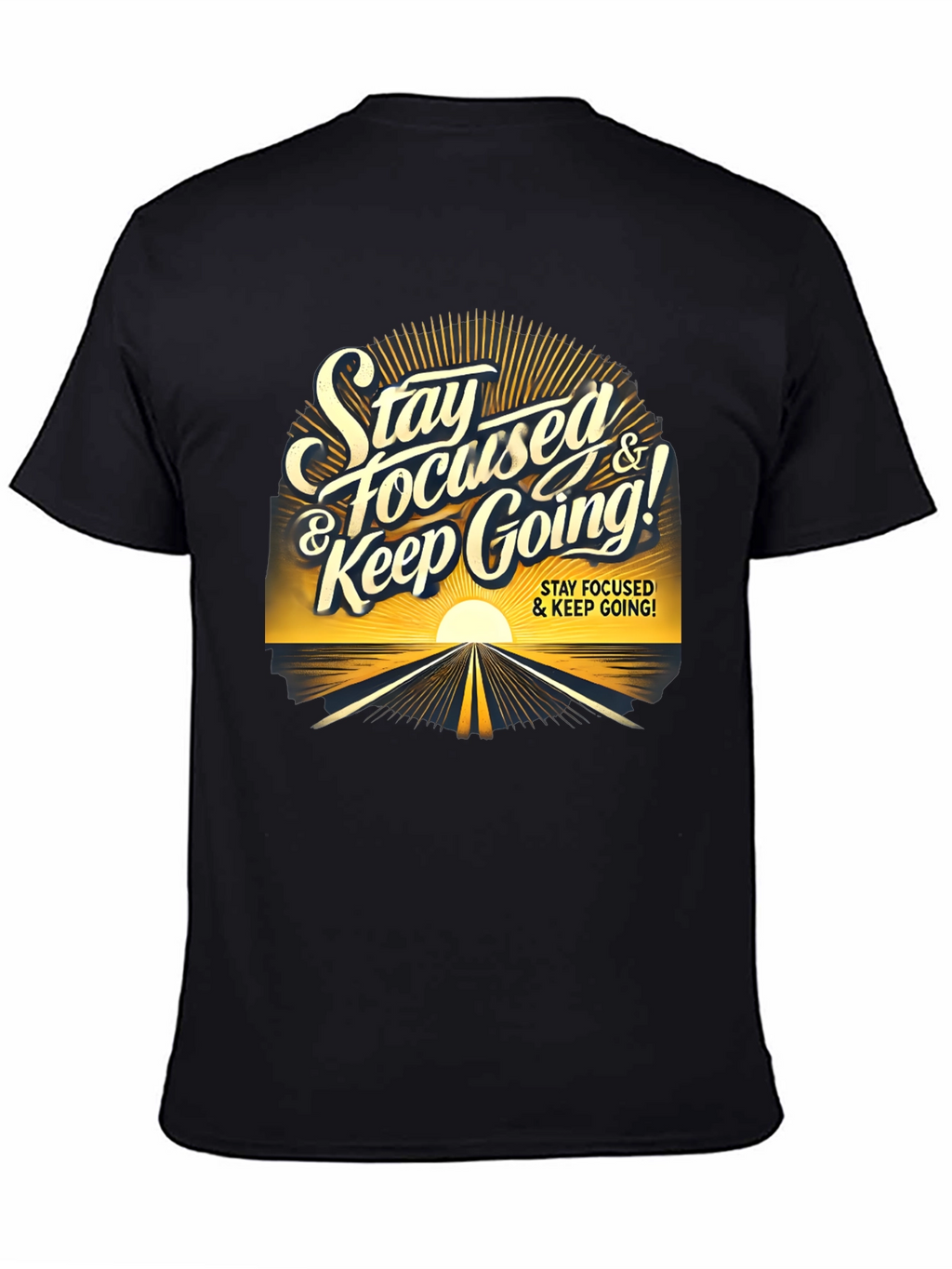 Stay Focused Graphic Tee - Motivation & Style