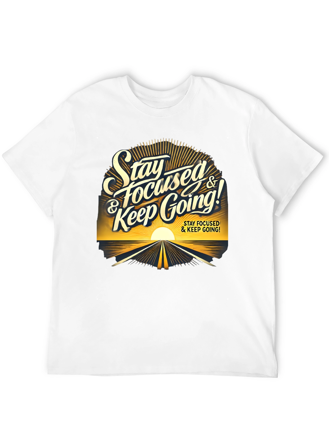 Stay Focused Graphic Tee - Motivation & Style