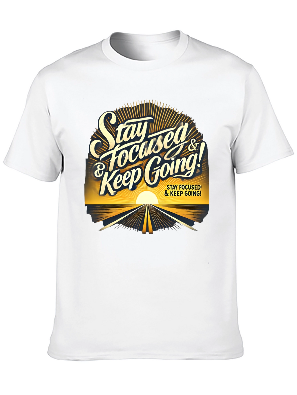 Stay Focused Graphic Tee - Motivation & Style