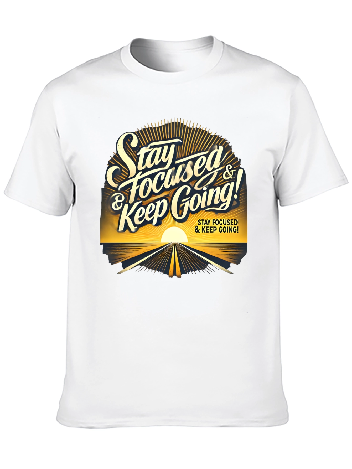 Stay Focused Graphic Tee - Motivation & Style